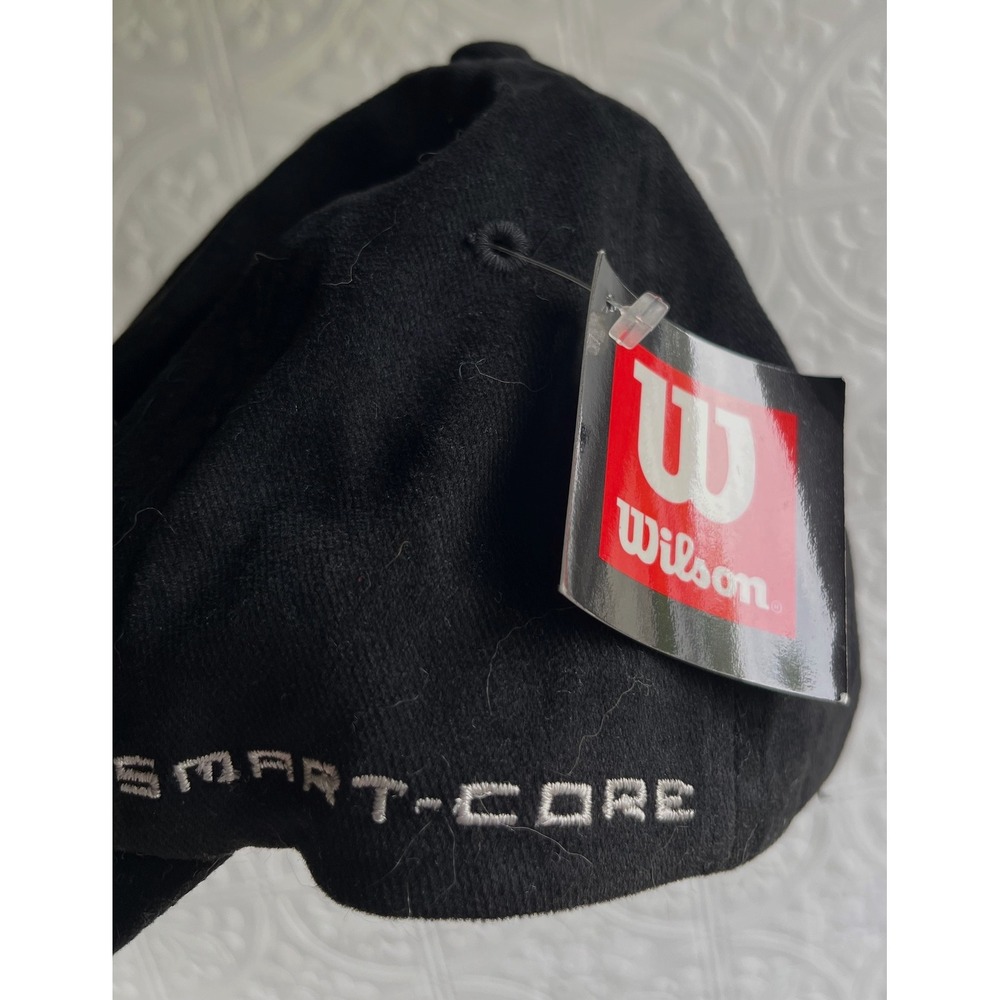 New Wilson Fat Shaft Smart-Core‎ Black Adjustable Baseball Hat Golf Hat Cap NWT - Picture 4 of 7